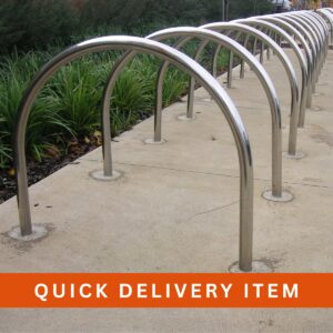 Single Bike Rail In-Ground BR20