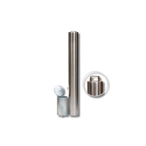 Bollards – Removable with Padlock, Stainless Steel