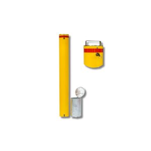 Bollards – Removable with Key Lock, Safety Yellow